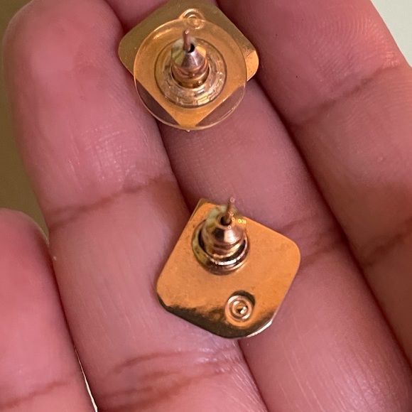 Peacock Feather Cuff Bangle and Earrings - Picture 12 of 13